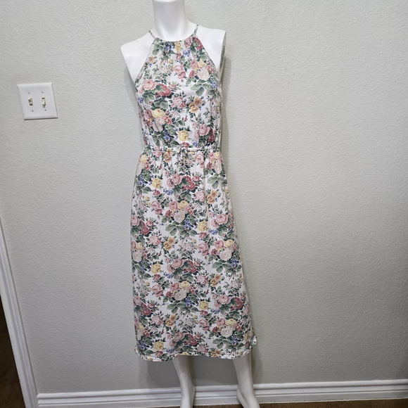 Polo Ralph Lauren Dresses & Skirts - Polo Ralph Lauren Floral Sleeveless Midi Dress Size L